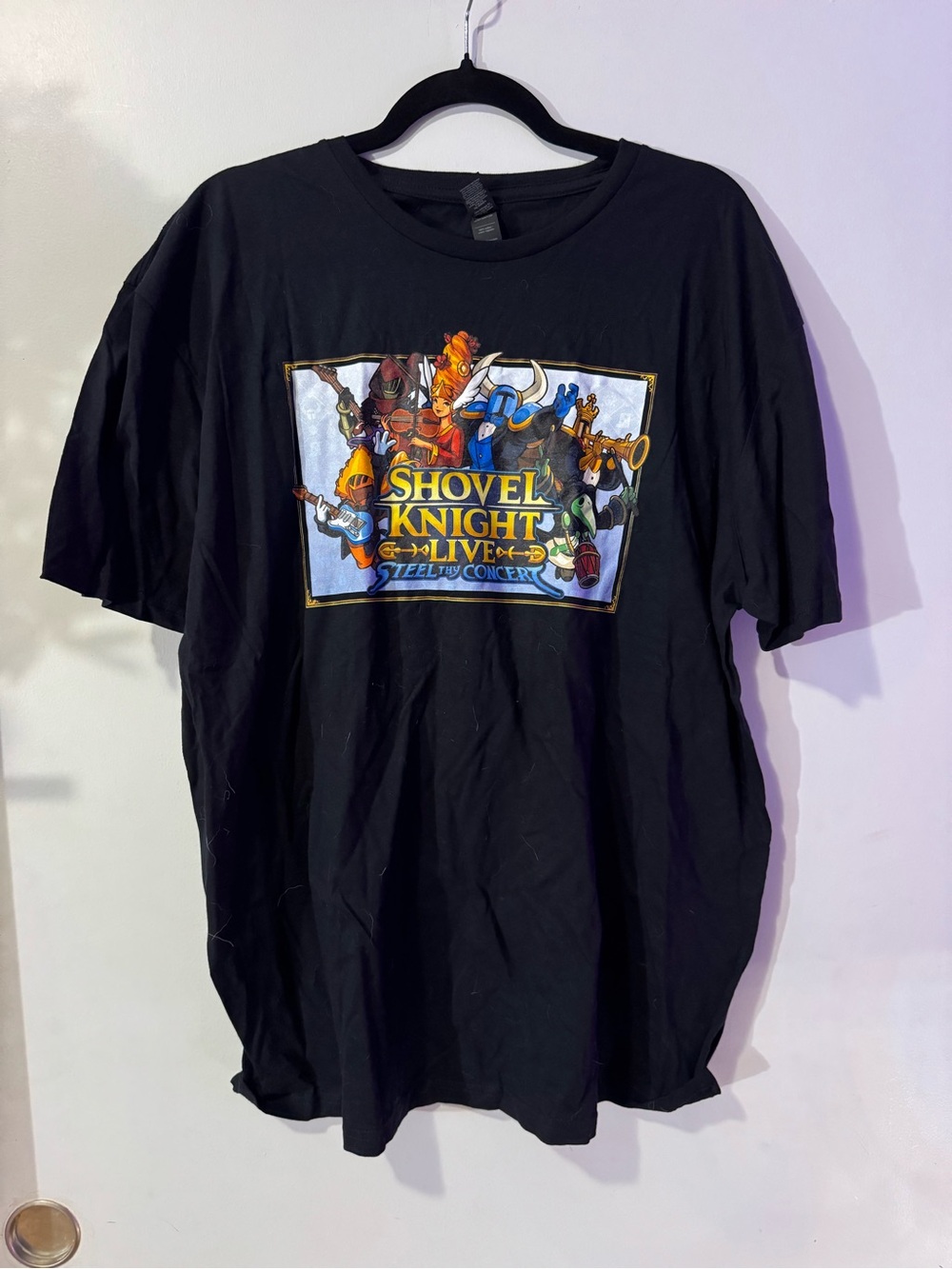 Shovel Knight Live Steel Thy Concert Graphic Tee - Black